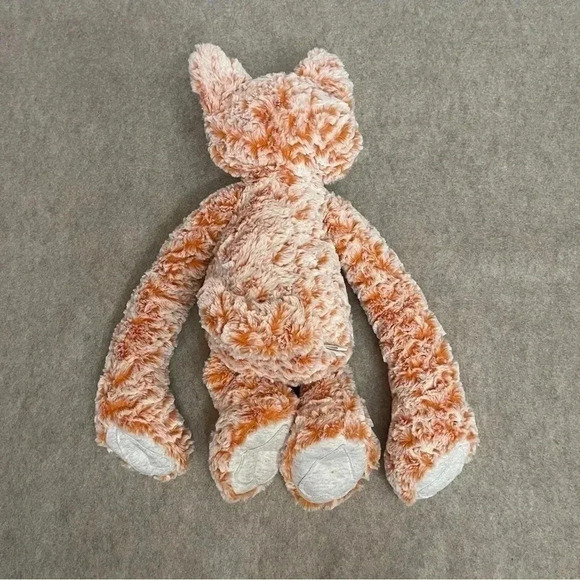 Demdaco Heartful Hugs Weighted Orange Fox Stuffed Plush Animal Toy - Picture 4 of 10